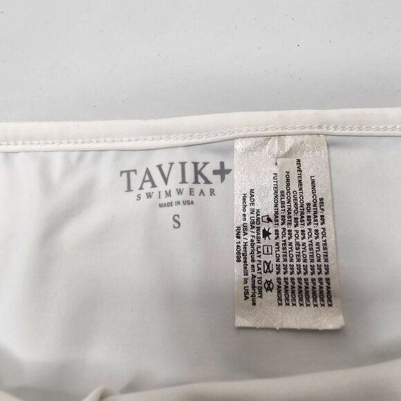 Tavik Size Small Blue And White Antic Full Bikini Bottom Swim Thin Strap Hip - Picture 5 of 6